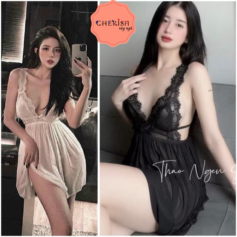(M.97) Váy ngủ ren sexy cao cấp Đầm mặc nhà gợi cảm quyến rũ | BigBuy360 - bigbuy360.vn
