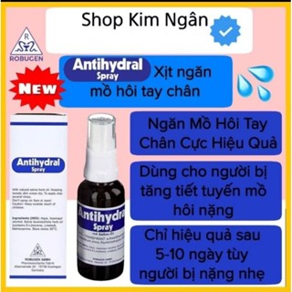  Antihydral Xịt Ngăn Mồ Hôi Tay Chân  Bill Đức Chính Hãng  