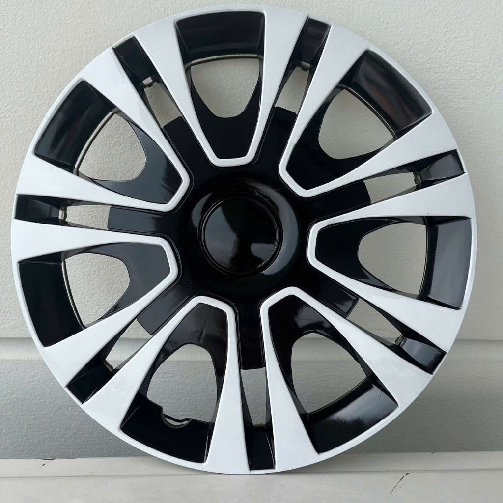 Bộ 4 ốp lazang R15 xe MG5 bản MT số sàn ,Toyota Hiace mã 01 nhựa ABS cao cấp khách hàng tin dùng