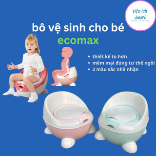 bô vệ sinh cho bé ecomax cỡ lớn 4 chân có đế cao su chống trượt, bô cho bé có nắp đậy 3006