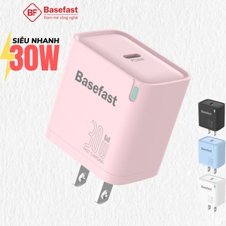  Củ sạc nhanh 30W 20W Basefast cốc sạc công nghệ Gan chống quá tải nhiệt cho ip 15 16 samsung oppo .. 
