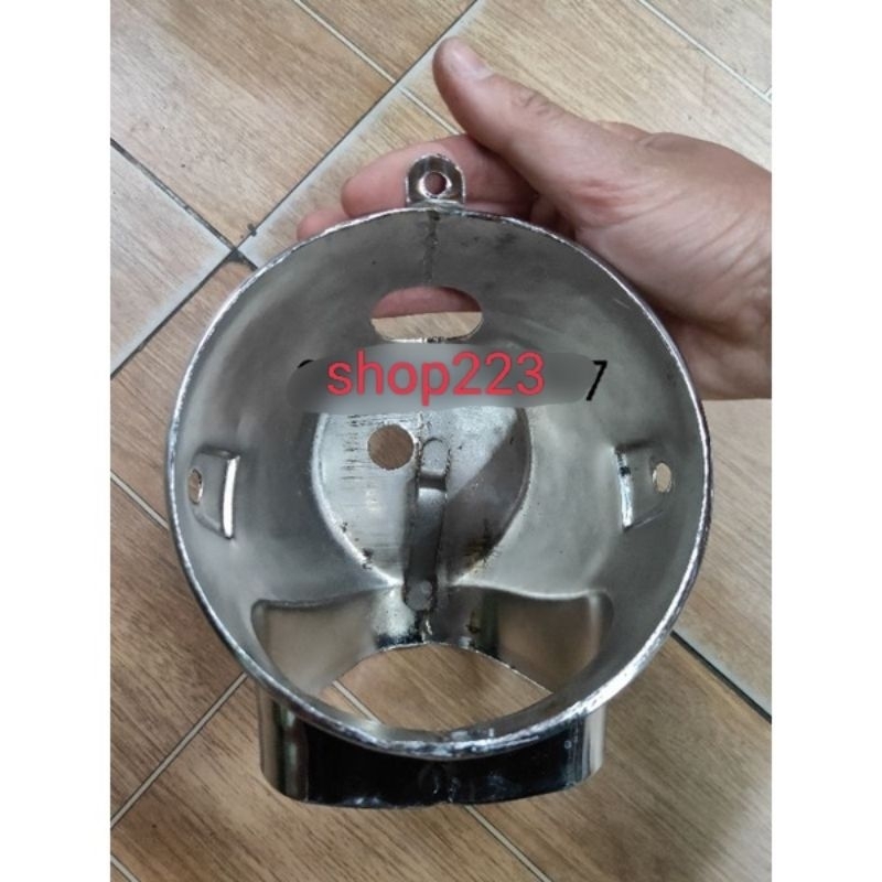 gáo đèn xe 67 bằng sắt mạ inox