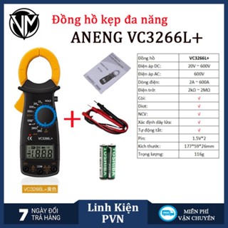 Ampe Kìm Kẹp Vạn Năng Đo Dòng ANENG VC3266L+ KÈM PIN