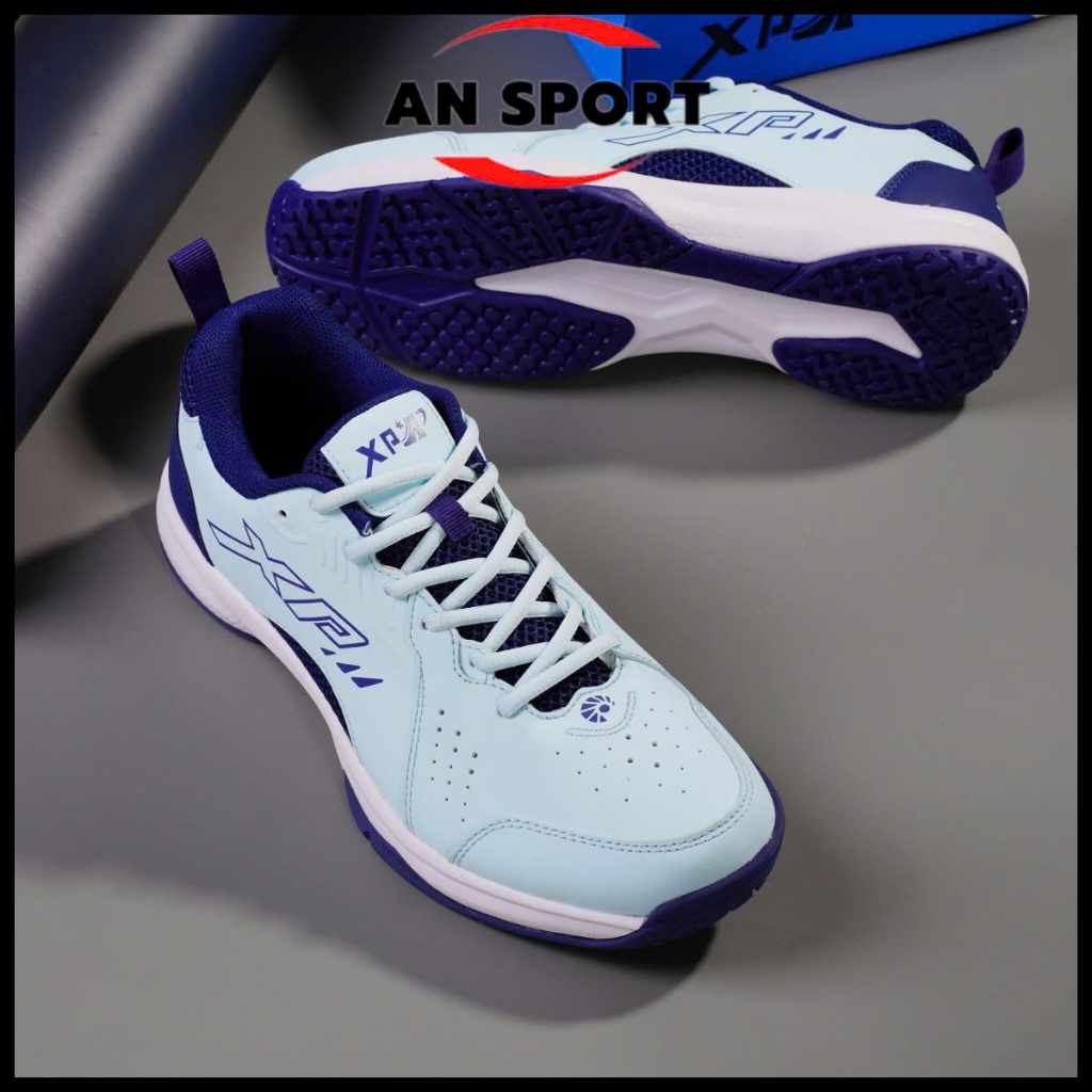 Giày Thể Thao XP JMAX Màu Xanh Dương Chính Hãng Chơi Bóng Chuyền, Cầu Lông, Bóng Bàn,Tenis, Pickleba
