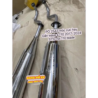 Pô xéo 2543 gắn wave a 110 blade s110 rsx 110 cực kì hay kèm clip test