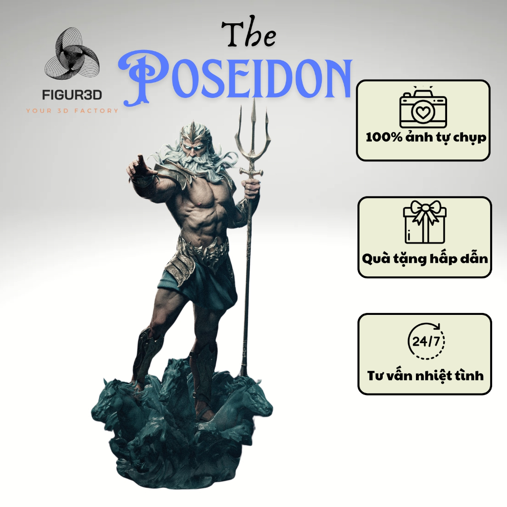 IN 3D - Mô hình nhân vật Poseidon