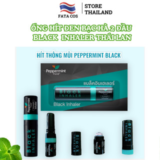 Ống hít mũi bạc hà 2 đầu Black Peppermint Field Thái Lan 10gr fata co's