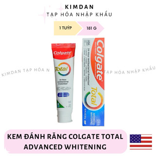 KEM ĐÁNH RĂNG COLGATE TOTAL ADVANCED WHITENING 181G/TUÝP CỦA MỸ