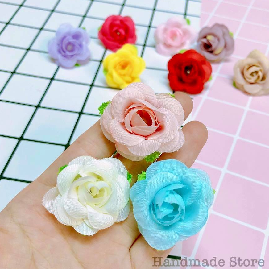 Hoa lụa 4cm (Gói 10c)