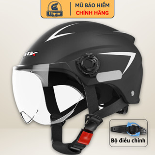  Mũ bảo hiểm nửa đầu AXK kính chắn có bộ điều chỉnh kích thước nón bảo hiểm 1 2 