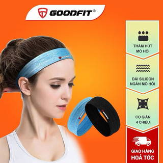Băng đô thể thao Nam, Nữ Headband thấm mồ hôi trán GoodFit GF801SB băng trán thể thao co giãn