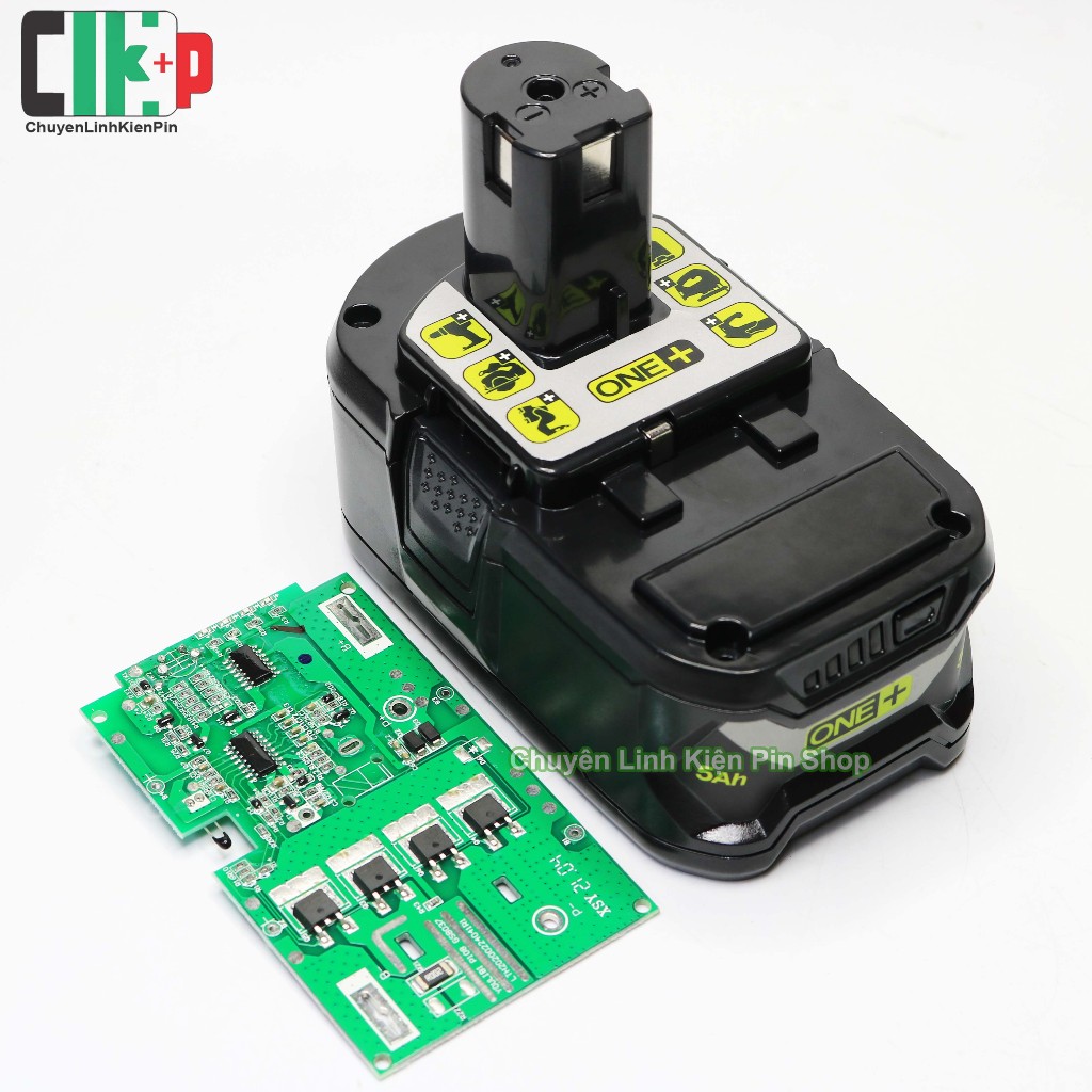 [ M19 ] Vỏ & Mạch pin Ryobi 18V 5S2P Li-ion nhận sạc zin ( BL64_137 )