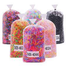Sét 50g,100 g Chun buộc tóc đủ màu