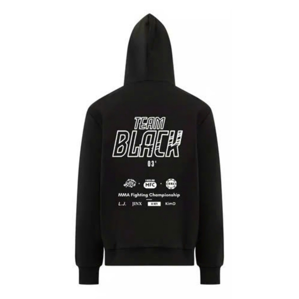 áo hoodie team black jinx manhwa , áo team black jinx lookism