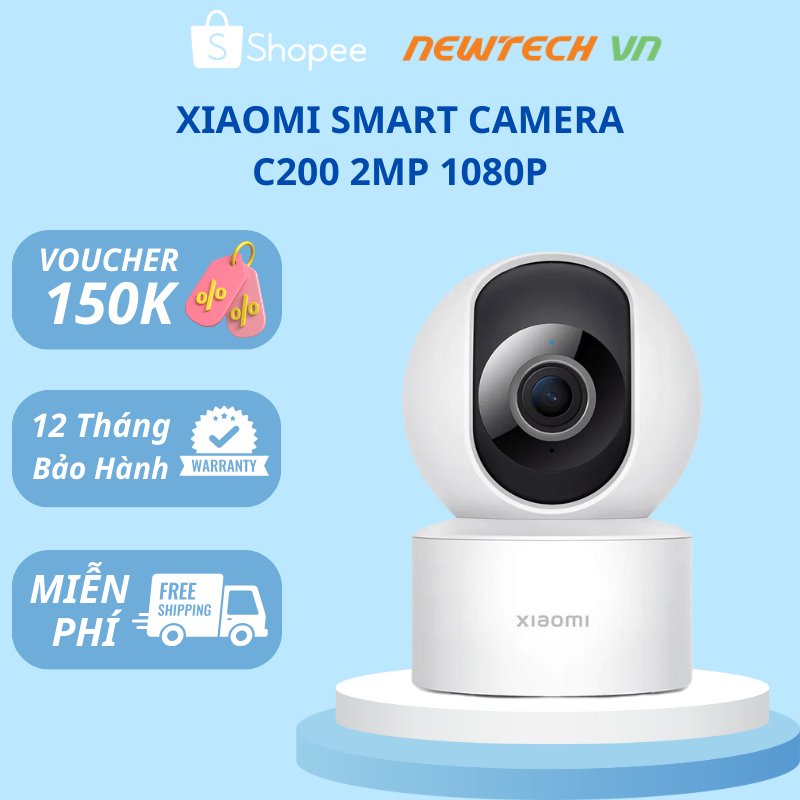 Camera Xiaomi C200 Full HD Trong Nhà- Đàm Thoại-Hồng Ngoại- Giám Sát An Ninh - TẶNG CHÂN ĐẾ BH 12TH