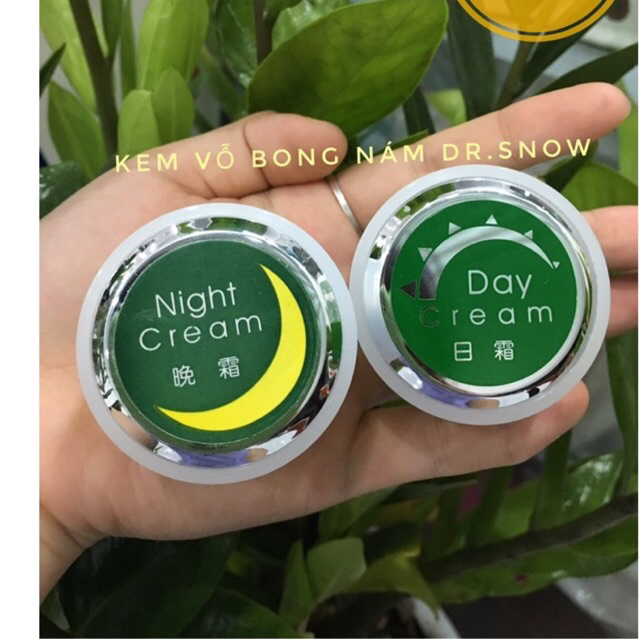 Kem Vỗ bóng nám Dr.Snôw (cặp Ngày+Đêm)