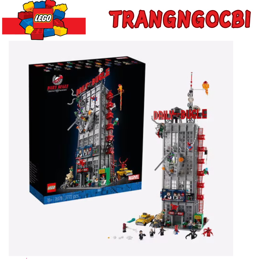 LEGO SPIDER MAN - 76178 - VĂN PHÒNG DAILY BUGLE- Cấn móp