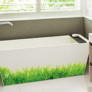 Decal dán tường vườn lá xanh( dài 1m3)