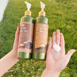 combo . Dầu gội Bồ kết Men gạo Hiền Bùi giúp hết rụng tóc. và suôn mượt hơn