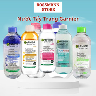   Loại 400ml  Nước Tẩy Trang Micellar Garnier Hồng  Vàng  Xanh Skinactive Cleansing Water-Nội Địa Đức 