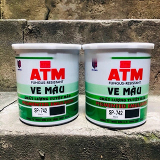 [Sơn chậu] Ve ATM màu đen, xanh lá pha sơn nước (1L)