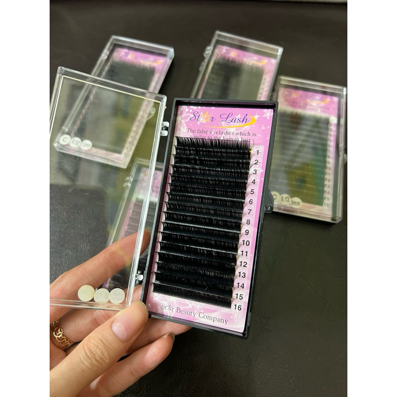 Mi STAR Lash( Dòng mi cao cấp nhập khẩu hàn quốc ) chất lượng mi tuyệt vời dành cho tất cả thợ nối m