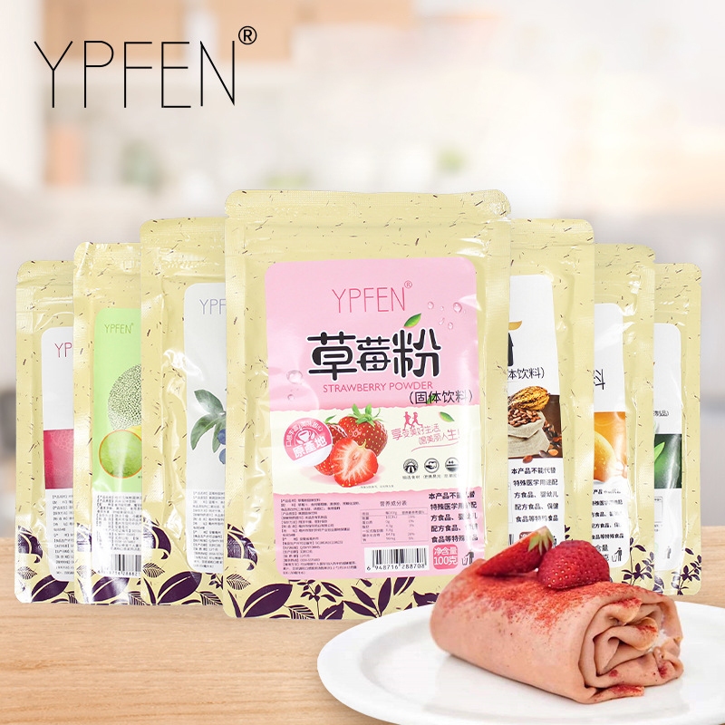 Bột dâu tây, bột xoài, bột cam YPFEN tạo vị/ đủ vị (100g)