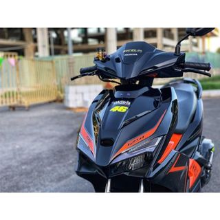 Tem rời Airblade đen chỉ cam (H) -1