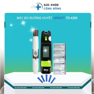 Máy đo đường huyết uright td-4265 + mua kèm thêm que