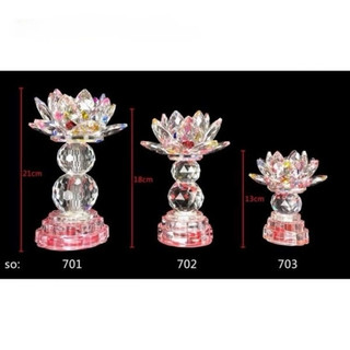 [PhaLe 7 Màu] Cặp Đèn Thờ Cao Cấp Đá Cao 16cm Hàng Đẹp Loại 1