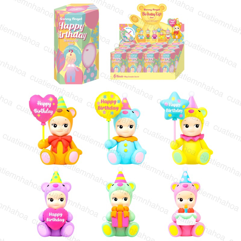 [Chính Hãng] Sonny Angel Birthday Gift Bear