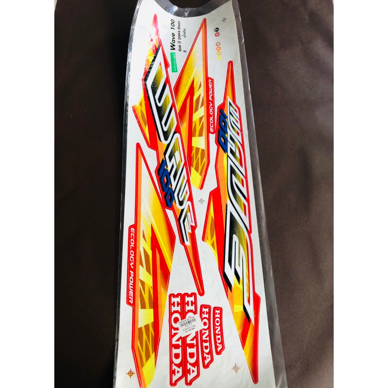 Tem Wave 100 - 2004 Đỏ Thái