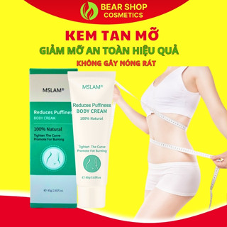 Kem Tan Mỡ MSLAM BODY CREAM Kem Tan Mỡ Bụng Giảm Béo Toàn Thân Nhanh Kem giảm mỡ bụng hiệu quả 80g