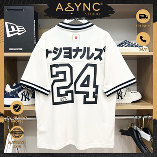 (Auth) Áo Thun New Era Jersey Japan 24 Màu Trắng Kem | CODE: 13883939 - Async Studio