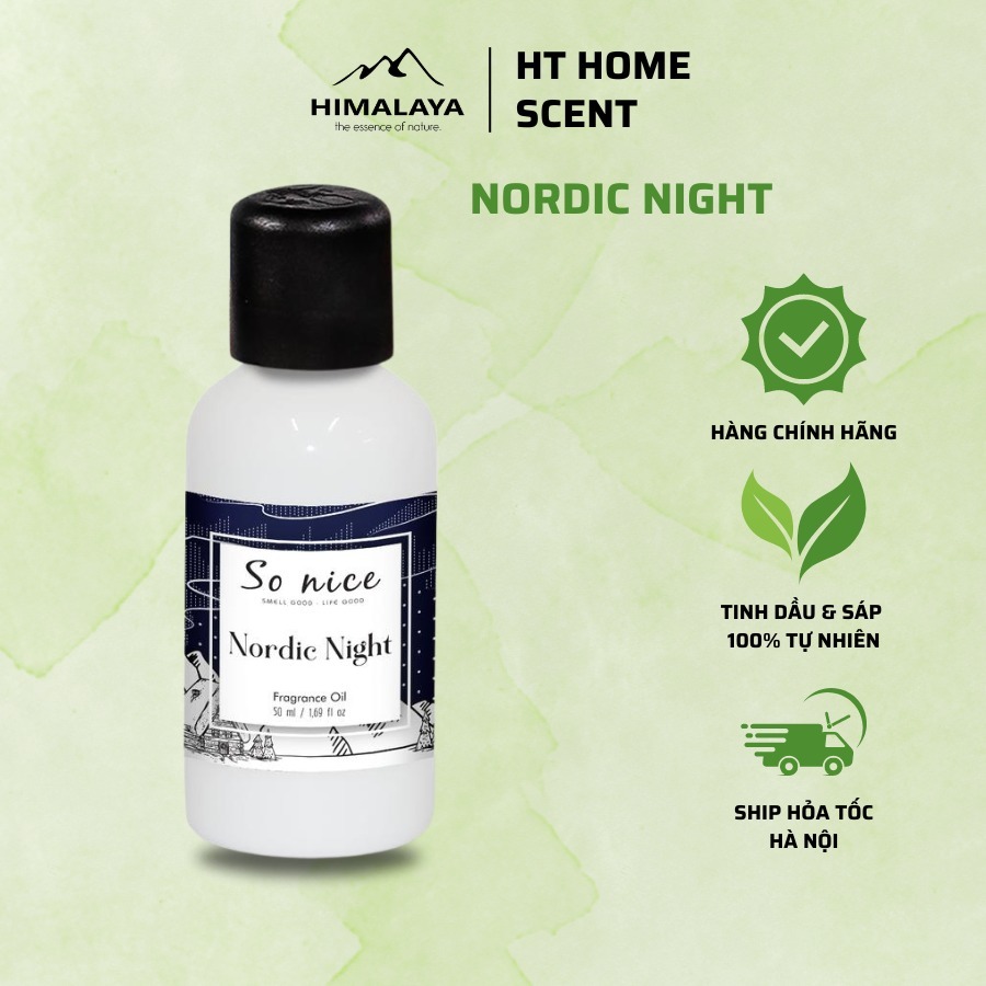 Tinh dầu So Nice Nordic Night, Sản phẩm tinh dầu chính hãng hương thơm sang trọng, tinh tế