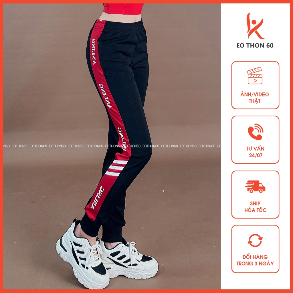 QUẦN JOGGER CHỮ DỌC [hình thật shop chụp] Eothon60
