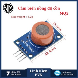 Cảm Biến Nồng Độ Cồn MQ-3