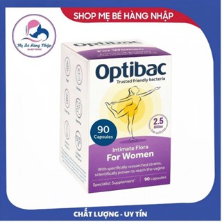    MẪU MỚI  Men vi sinh Optibac tím  Optibac For Women  90 viên hàng Denmark 