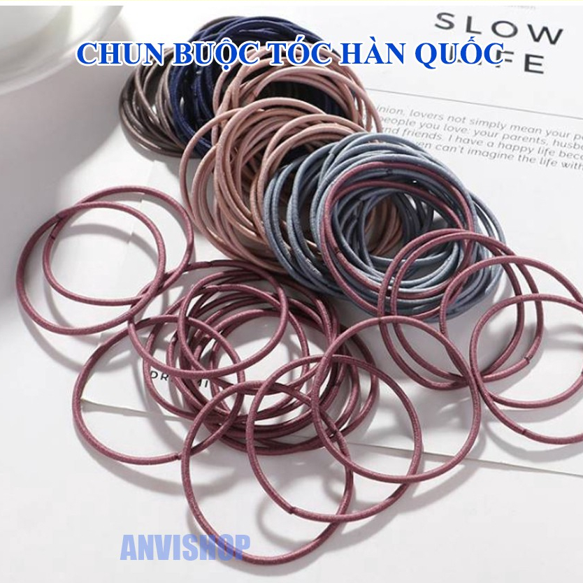 Chun buộc tóc Hàn Quốc đủ màu