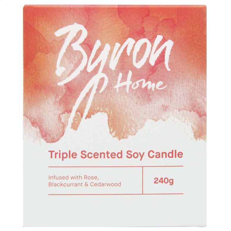 [Made in Australia] NẾN THƠM MIX 3 HƯƠNG Byron Home Triple Scented Soy Candle, 240g
