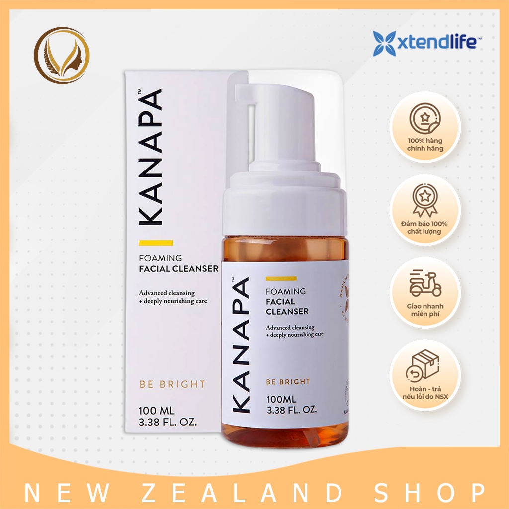 Sữa rửa mặt tạo bọt Xtend Life Kanapa Foaming Facial Cleanser 100ml
