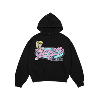 Áo hoodie nam nữ form rộng GWYN RACING CREST HOODIE