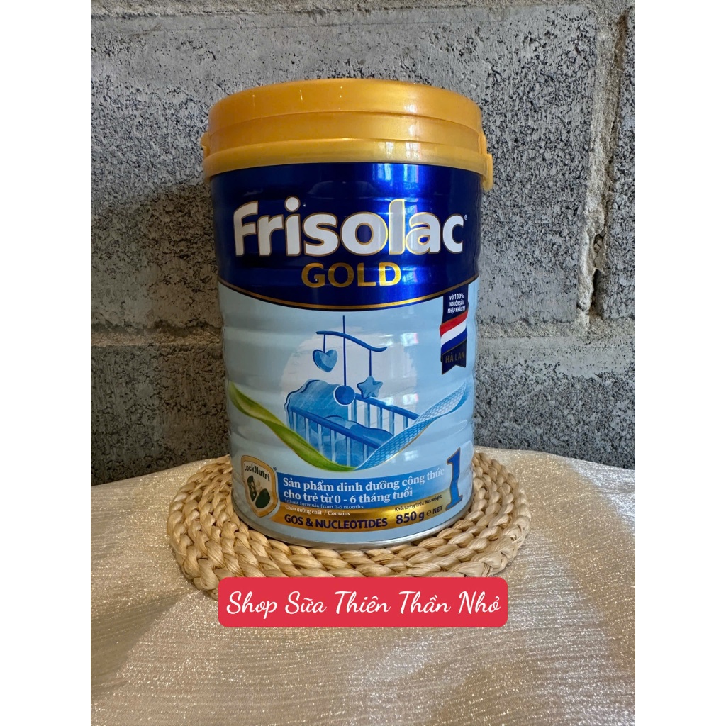 Sữa Frisolac Gold 1 850g (Cho trẻ từ 0-6 tháng tuổi)
