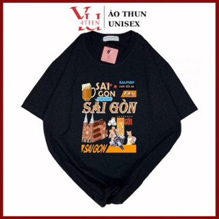 Áo Thun PHÔNG UNISEX in decal VN VIET NAM VIETNAM SAIGON SÀIGON SG TOUR TRAVEL DU LỊCH (Đủ size M-L-XL-XXL bigsize)
