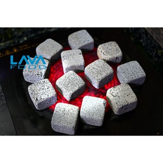 Combo 15ký đá cuội nướng thịt - đá dung nham núi lửa - chuyên dùng cho quán ăn