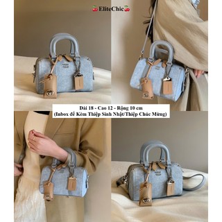  🍒Chio'2nd🍒Sẵn Ship Hoả Tốc Túi Xách Denim Chio Túi Xách Nữ 2024 Kiểu Mới Dễ Phối Đồ Túi Đeo Chéo Một Bên Vai 