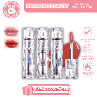 [HỎA TỐC] Flortte Son Bóng FLORTTE Dạng Kem Màu Sắc Lâu Trôi Không Dính Cốc Và Dưỡng Ẩm XINGXINGBEAUTY