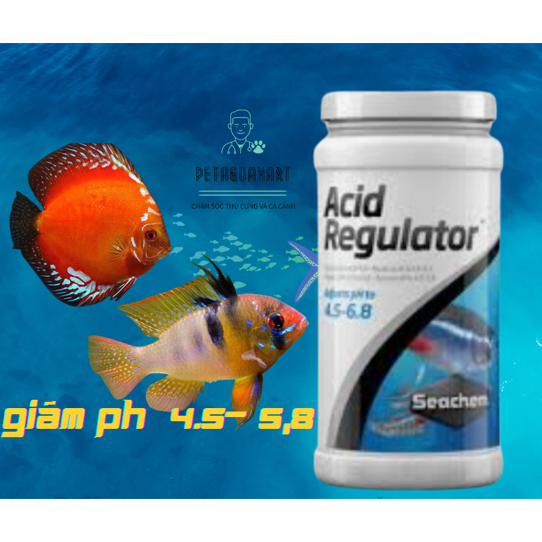 SEACHEM ACID BUFFER - Chất Làm Giảm pH Cho Hồ Cá, Thuỷ Sinh (Hộp 300Gram)