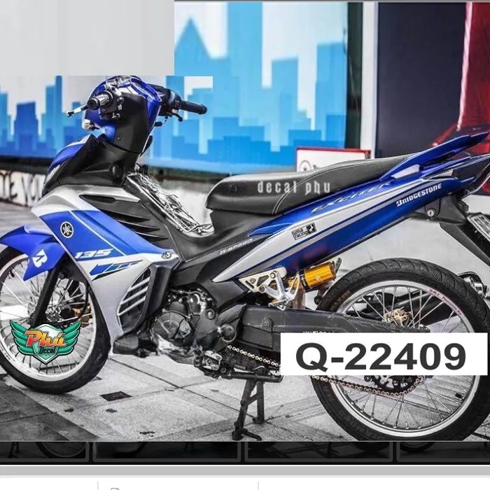 Tem rời EX 135 xanh GP bạc 2 -1