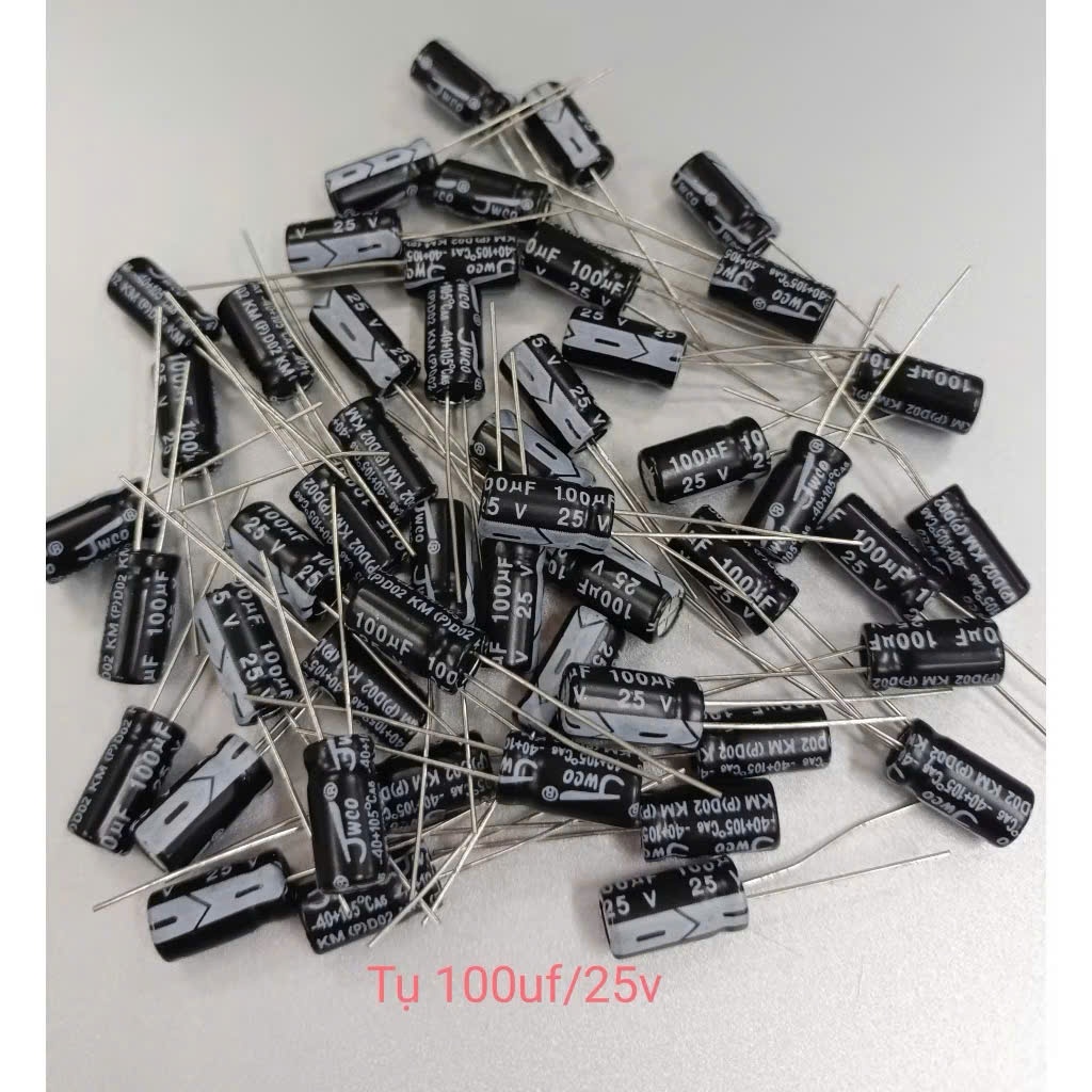 Combo 50 tụ 100uF/25v
